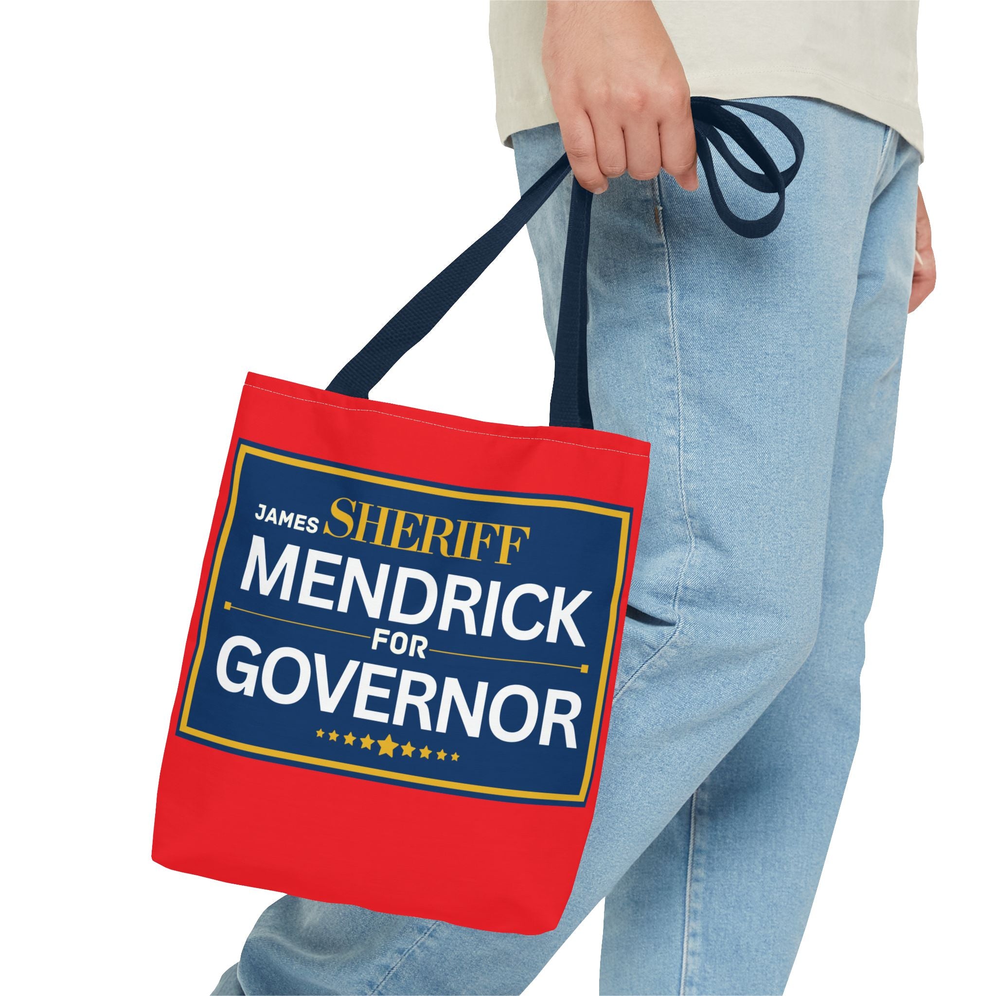 Campaign Tote Bag — 'Sheriff Mendrick for Governor' Political Support Tote