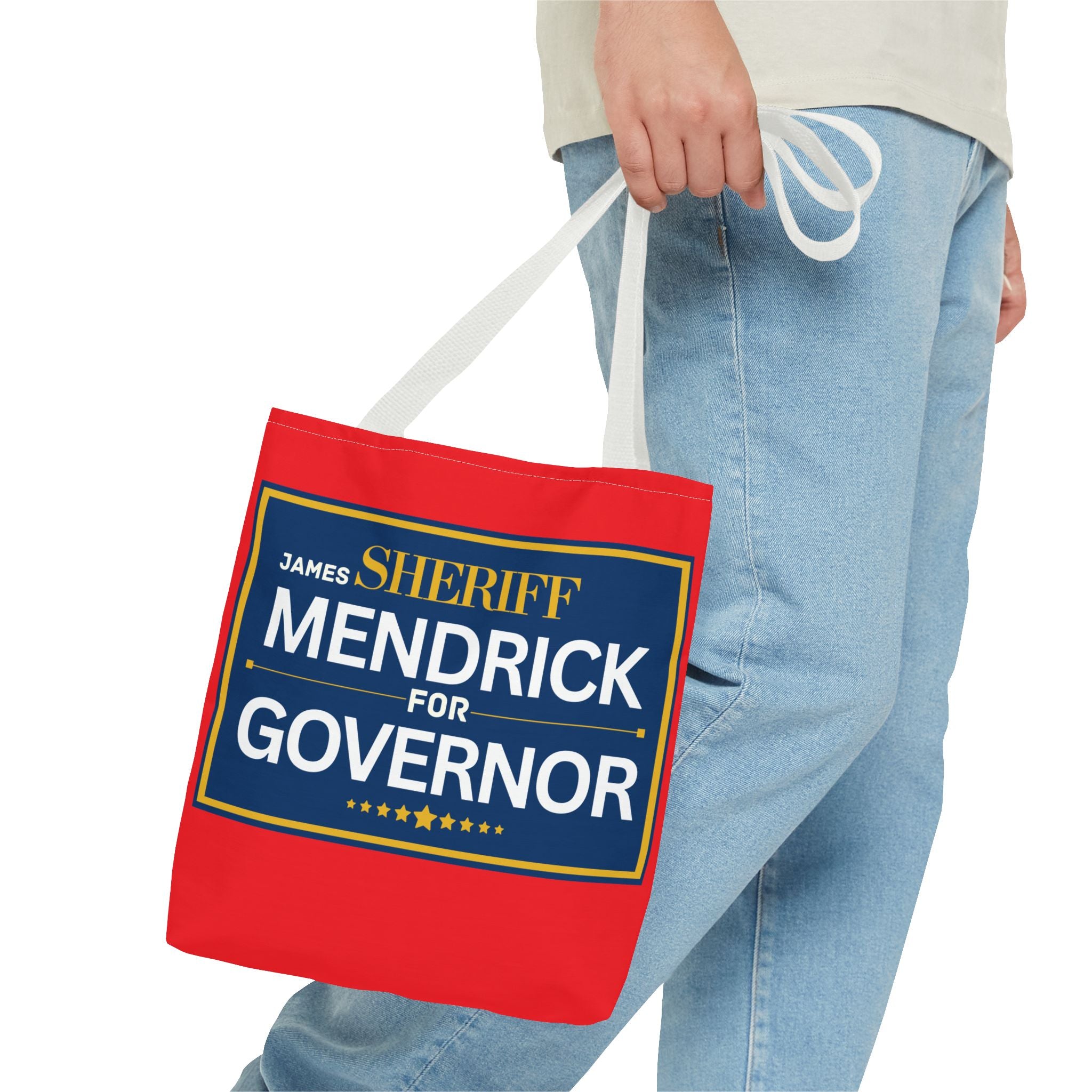 Campaign Tote Bag — 'Sheriff Mendrick for Governor' Political Support Tote