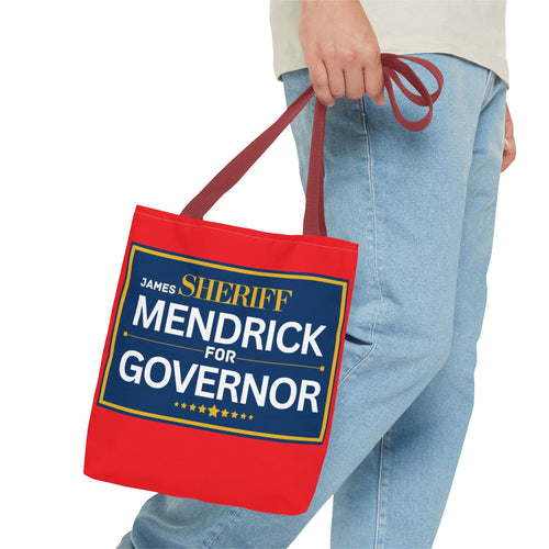 Campaign Tote Bag — 'Sheriff Mendrick for Governor' Political Support Tote
