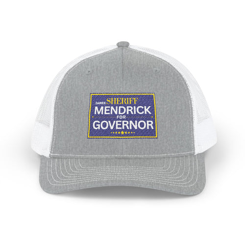 Embroidered 'Sheriff Mendrick for Governor' Trucker Cap