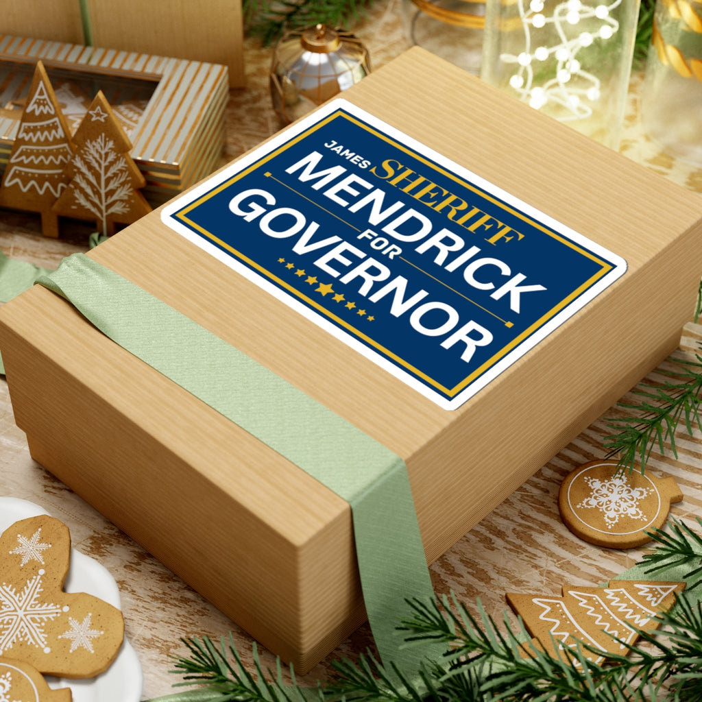 Sheriff Mendrick for Governor Political Campaign Sticker