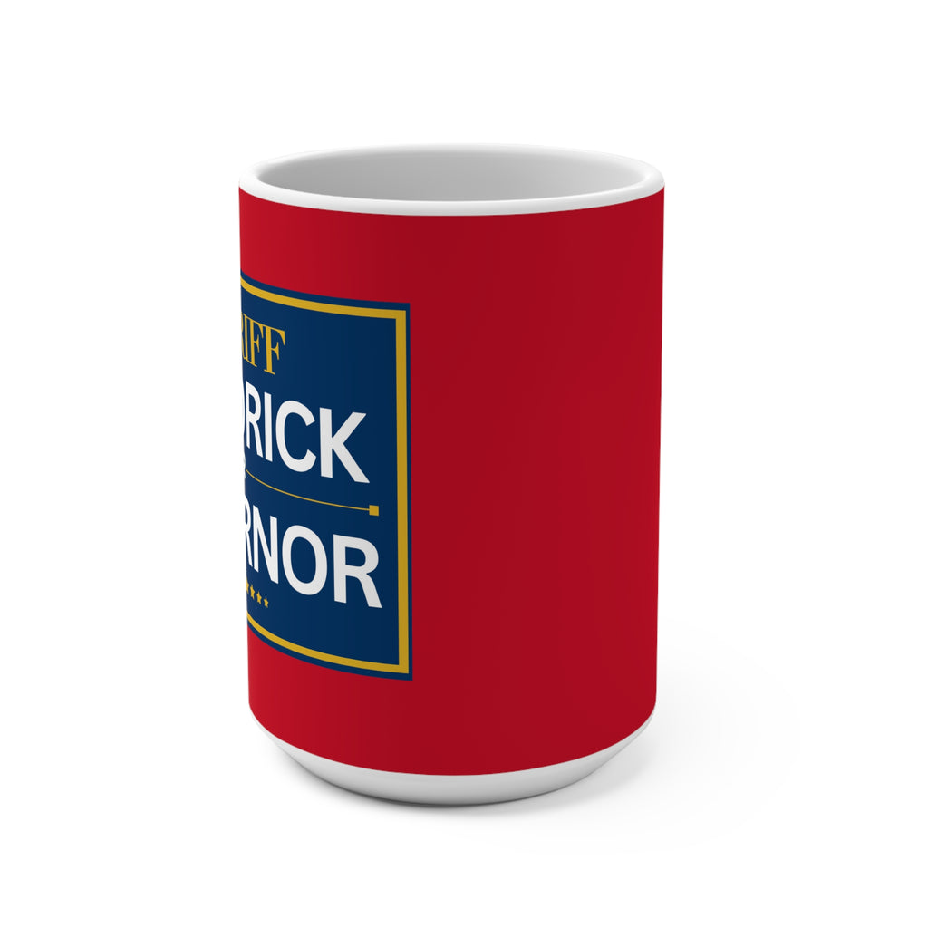 Campaign Coffee Mug — 'Sheriff Mendrick for Governor' 15oz
