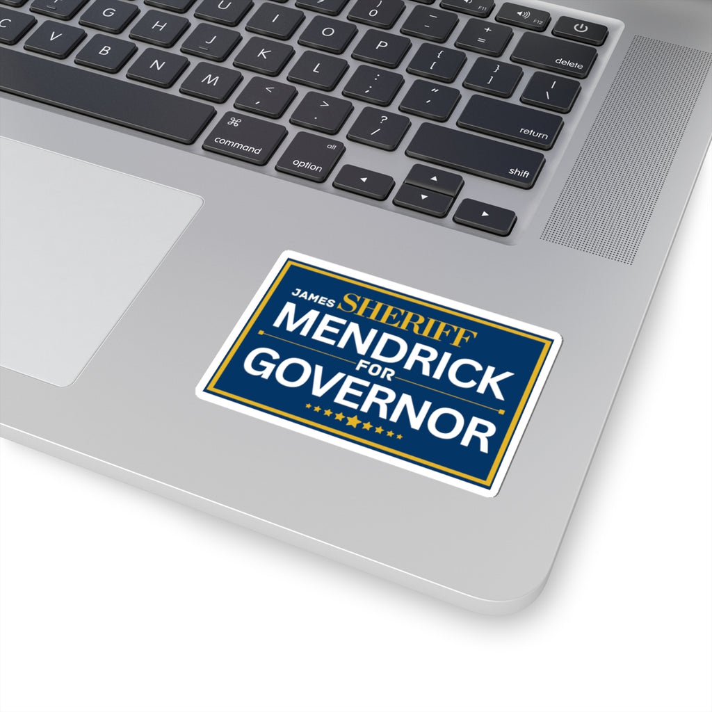 Sheriff Mendrick for Governor Political Campaign Sticker